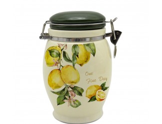 Банка для сыпучих продуктов Royal Classics Лимоны 900 мл 11,5*11,5*17,5 см