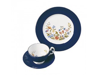 Чайный набор на 1 персону 3 предмета синий Cottage Garden Oban Cobalt