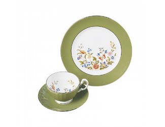 Чайный набор на 1 персону 3 предмета зелёный Cottage Garden Oban Green