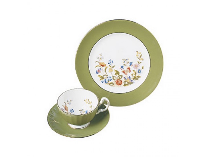 Чайный набор на 1 персону 3 предмета зелёный Cottage Garden Oban Green