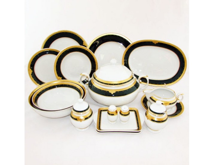 Столовый сервиз на 6 персон 30 предметов Weimar Porzellan Бельведер декор 0638