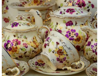 Обеденный сервиз на 6 персон 31 предметов Zsolnay Бабочка Обеденный сервиз на 6 персон 31 предметов Zsolnay Бабочка