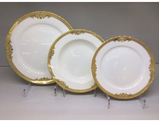Набор тарелок на 6 персон 18 предметов Japonica Ампир GD-1653-2
