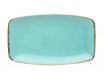 Блюдо прямоугольное 31*18см Porland Seasons Turquoise бирюзовый