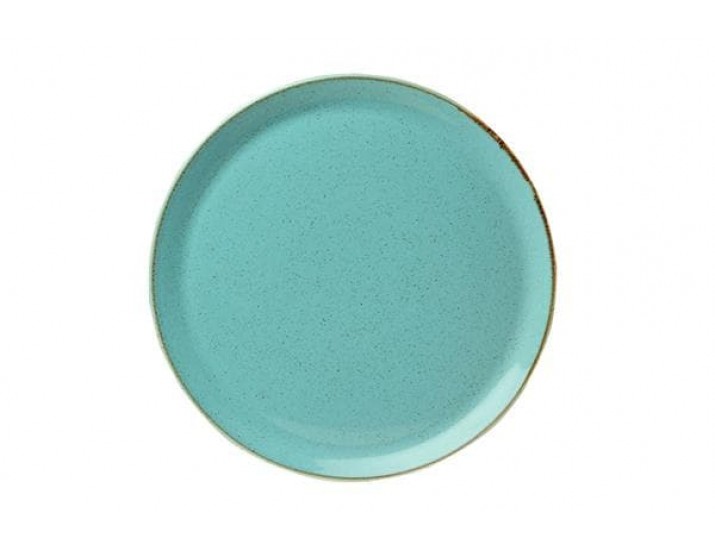 Тарелка для пиццы 32см фарфор Porland Seasons Turquoise бирюзовый