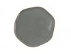 Тарелка с волнообразным краем 33см Porland Seasons Dark Grey тёмно-серый