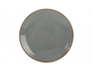 Тарелка 30см Porland Seasons Dark Grey тёмно-серый