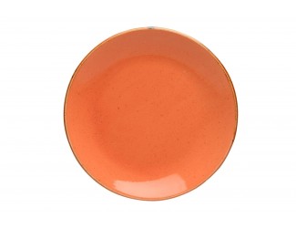 Тарелка 24см Porland Seasons Orange оранжевый