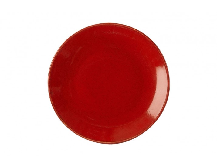 Тарелка 24см Porland Seasons Red красный