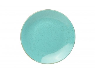 Тарелка 28см Porland Seasons Turquoise бирюзовый