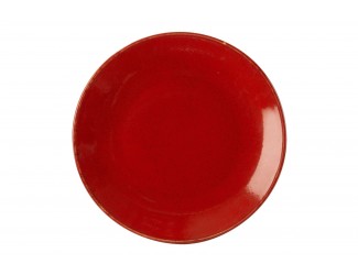 Тарелка 30см Porland Seasons Red красный