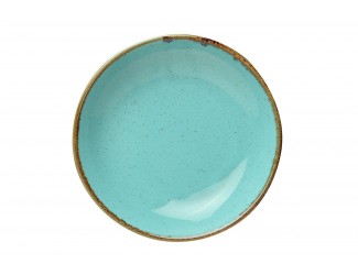 Тарелка глубокая 26см Porland Seasons Turquoise бирюзовый