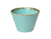 Чаша коническая 12*8см 400мл Porland Seasons Turquoise бирюзовый