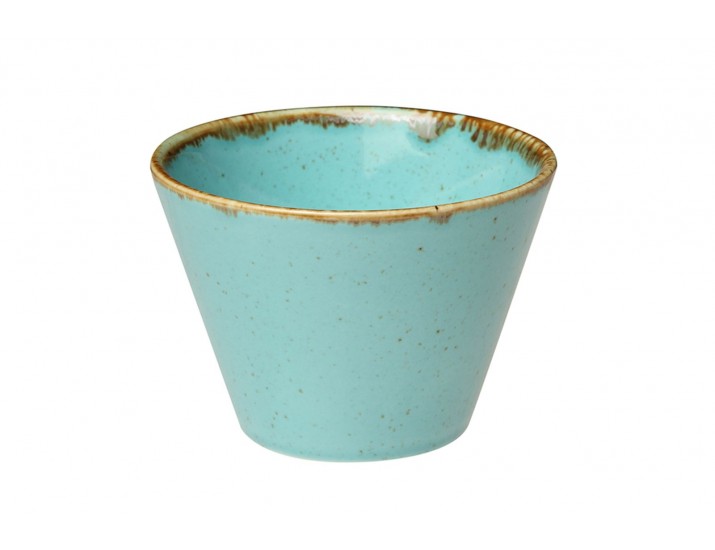 Чаша коническая 12*8см 400мл Porland Seasons Turquoise бирюзовый