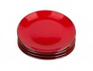 Набор тарелок 4шт 24см Porland Seasons Red красный