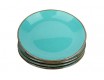Набор тарелок 4шт 18см Porland Seasons Turquoise бирюзовый
