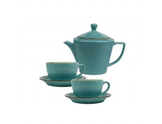 Чайный сервиз на персоны 5 предметов Porland Seasons Turquoise бирюзовый