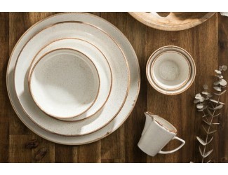 Набор чайных пар на 2 персоны 4 предмета 340мл Porland Seasons Beige бежевый Набор чайных пар на 2 персоны 4 предмета 340мл Porland Seasons Beige бежевый