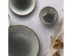 Набор чайных пар на 2 персоны 4 предмета Porland Seasons Dark Grey тёмно-серый