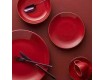 Соусник квадратный с 2-мя ручками 7х10см h 4.2см Porland Seasons Red красный