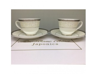 Набор кофейных пар на 2 персоны 4 предмета Japonica Фреска EMPL-7120-9