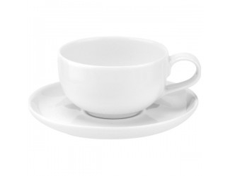Чашка кофейная с блюдцем Portmeirion Выбор Портмейрион 100мл белая