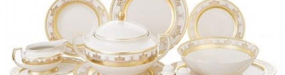 Constanza Creаm Saphir Gold Falkenporzellan Constanza Creаm Saphir Gold Falkenporzellan