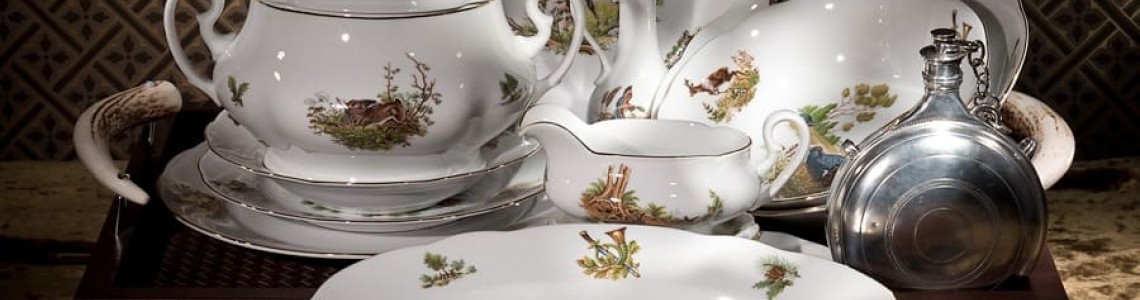 Охота, Leander, декор 0363, Чехия Охота, Leander, декор 0363, Чехия