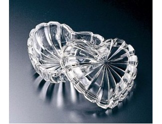 Шкатулка 10*9/5см Сердце стекло Soga Glass Z1449W