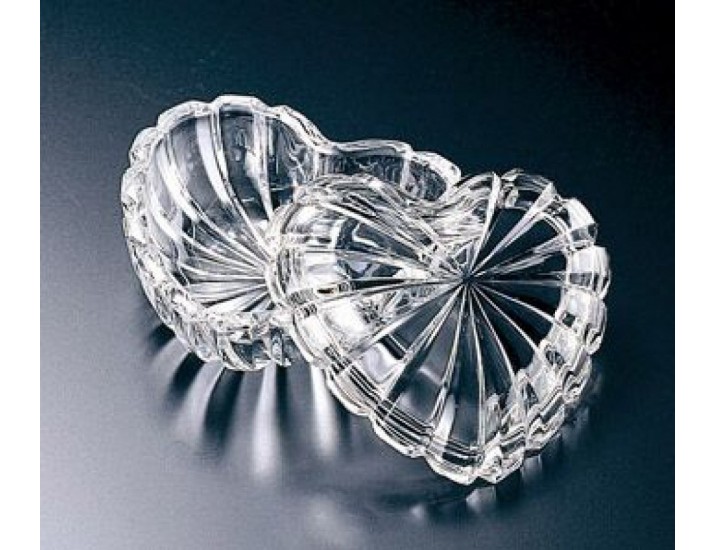 Шкатулка Сердце  стекло Soga Glass Z1449W