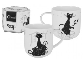 Кружка Carmani Crazy Cats 500мл. Кошка с котятами