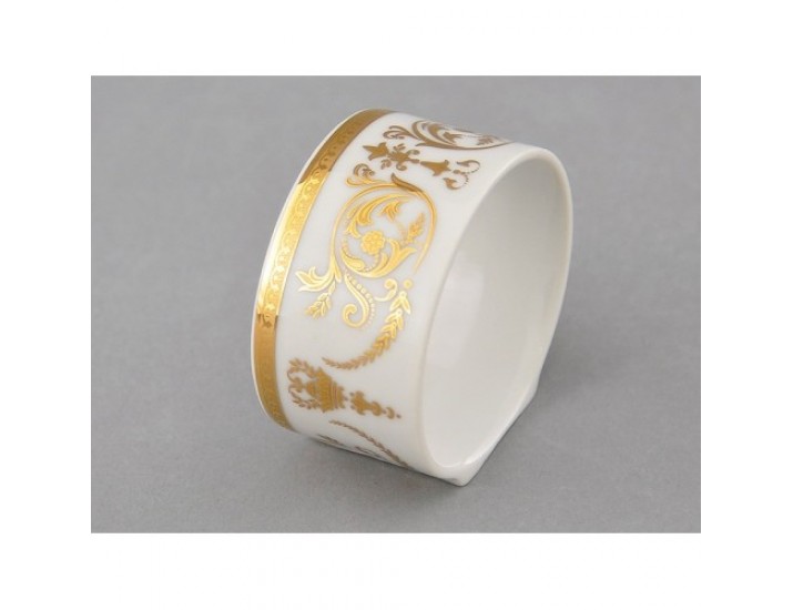 Кольцо для салфеток 1шт Leander Золотой орнамент декор 1373 02114611-1373