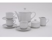 Сервиз чайный 15 предметов 6 персон Leander Сабина Отводка платина декор 0011 02160725-0011
