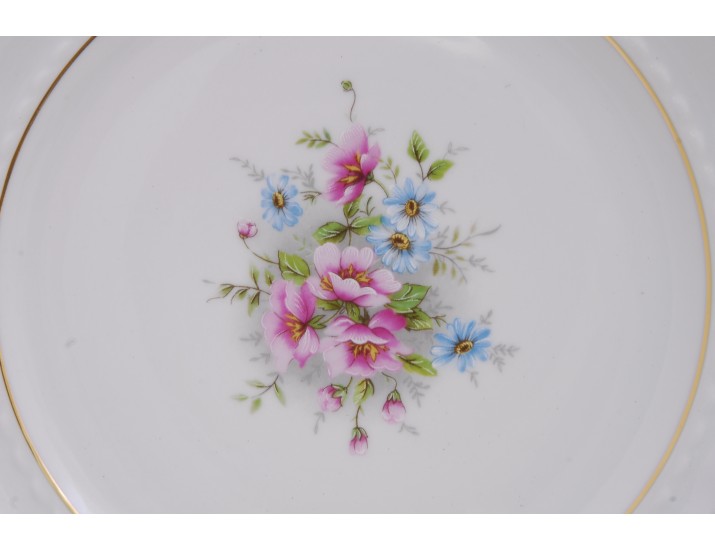Набор тарелок десертных 6шт 19см Leander Соната Розовые цветы декор 0013 07160319-0013
