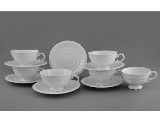 Набор чайных пар на 6 персон 12 предметов Leander Соната Императорский декор 0000