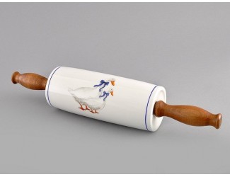 Скалка для лапши с деревянной ручкой Leander Мэри-Энн Гуси декор 0807 20197251-0807
