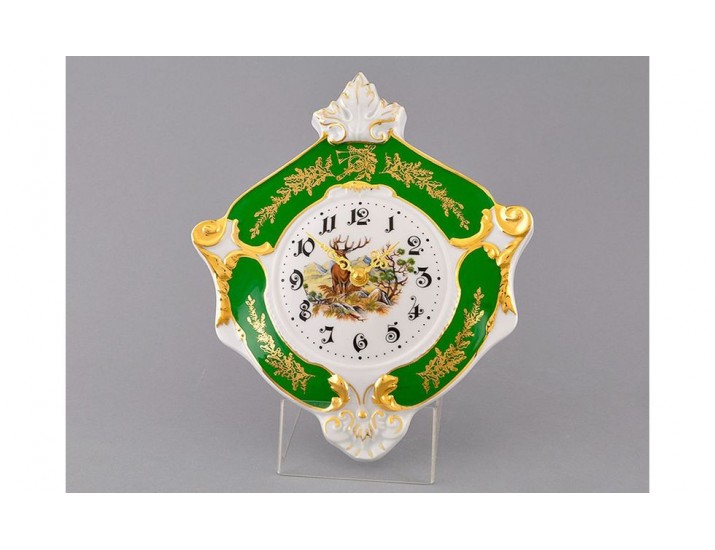 Часы настенные гербовые 27см Leander Мэри-Энн Царская охота, декор 0763