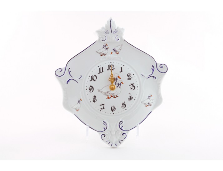 Часы настенные гербовые 27см Leander Мэри-Энн Гуси декор 0807