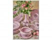 Набор тарелок 18 предметов Leander Соната розовый фарфор Розовые цветы декор 0013 07260119-0013