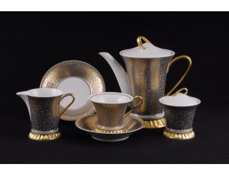Сервиз чайный 15 предметов 6 персон Leander Светлана Золотые цветы 57160725-2241