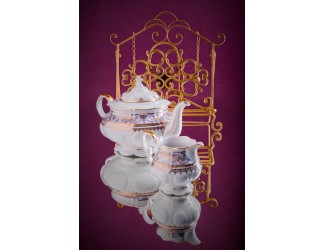 Сервиз чайный Rudolf Kampf Национальные традиции 15 предметов 6 персон фиолетовый 07160725-238Ak