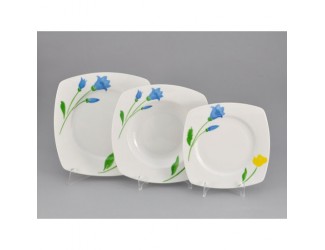 Набор тарелок 18 предметов Leander Бьянка, Весенний букет декор 1036