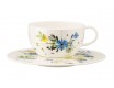 Чашка чайно-кофейная с блюдцем Rosenthal Альпийские цветы 300 мл