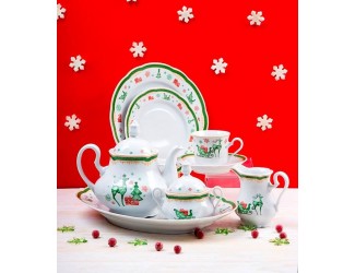 Чайная пара Leander Мэри-Энн 200 мл Рождество Олени Новогодняя коллекция Чайная пара Leander Мэри-Энн 200 мл Рождество Олени Новогодняя коллекция