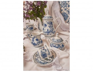 Кашпо 19,5см Leander Гжель (Луковый рисунок) декор 0055 20118547-0055 Кашпо 19,5см Leander Гжель (Луковый рисунок) декор 0055 20118547-0055