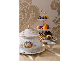 Горка трёхъярусная Leander Соната Мадонна перламутр декор 0676 07196032-0676