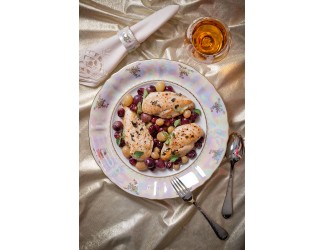 Кольцо для салфеток 1шт большое Leander Соната Мадонна перламутр, декор 0676 07114612-0676 Кольцо для салфеток 1шт большое Leander Соната Мадонна перламутр, декор 0676 07114612-0676