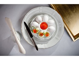 Набор тарелок 18 предметов Leander Соната Отводка золото декор 1139