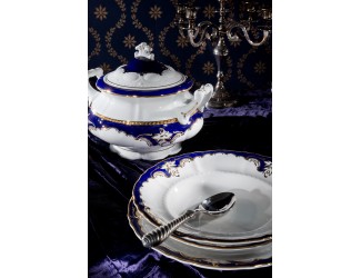 Емкость для меда и джема 0,05л Leander Соната Кобальтовый орнамент декор 1357 07114912-1357