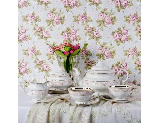 Молочник высокий 1,00л Leander Соната Мелкие цветы декор 0158 03110819-0158